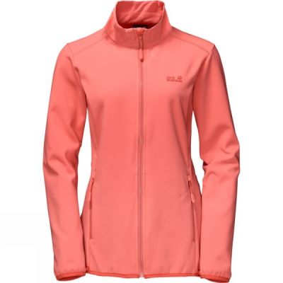 Chaquetas Jack Wolfskin Element Altis Softshell Mujer - Coral - Chile AFG850432